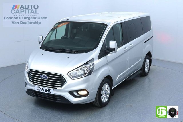 2019 19 FORD TOURNEO CUSTOM 2.0 320 Titanium Auto 130 BHP L1 SWB 8 Seats Minibus Low Emission