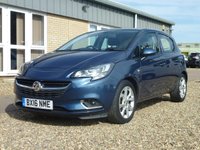 USED 2016 16 VAUXHALL CORSA 1.4 SRI ECOFLEX 5d 89 BHP www.suffolkcarcentre.co.uk - Located a Reydon