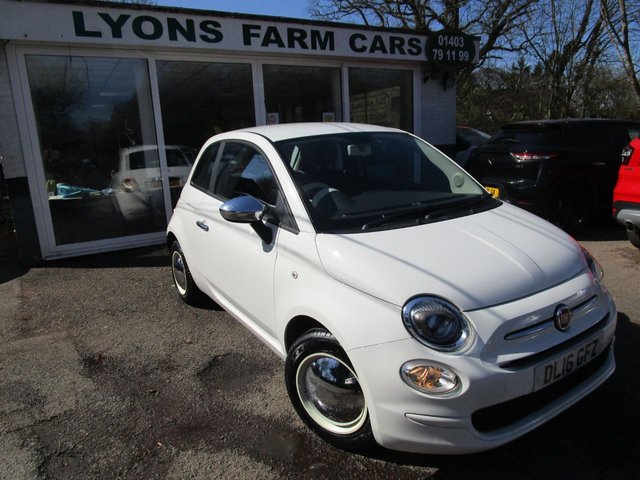 2016 16 Fiat 500 1.2 POP 3d 69 BHP NEW SHAPE