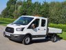USED 2017 17 FORD TRANSIT 2.0 350 L3 DCB C/C DRW 129 BHP 7 SEATS+CLEAN EXAMPLE ** NO VAT **