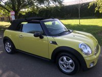 USED 2010 10 MINI CONVERTIBLE 1.6 ONE 2d 98 BHP Low Insurance Group, Low Mileage !