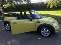 USED 2010 10 MINI CONVERTIBLE 1.6 ONE 2d 98 BHP Low Insurance Group, Low Mileage !