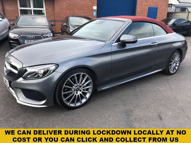 2017 67 MERCEDES-BENZ C CLASS 2.1 C 250 D AMG LINE PREMIUM PLUS 2d 201 BHP Amazing Looking Mercedes c250 with Cranberry red leather and roof