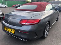 USED 2017 67 MERCEDES-BENZ C CLASS 2.1 C 250 D AMG LINE PREMIUM PLUS 2d 201 BHP Amazing Looking Mercedes c250 with Cranberry red leather and roof