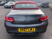 USED 2017 67 MERCEDES-BENZ C CLASS 2.1 C 250 D AMG LINE PREMIUM PLUS 2d 201 BHP Amazing Looking Mercedes c250 with Cranberry red leather and roof