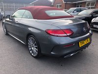 USED 2017 67 MERCEDES-BENZ C CLASS 2.1 C 250 D AMG LINE PREMIUM PLUS 2d 201 BHP Amazing Looking Mercedes c250 with Cranberry red leather and roof