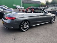 USED 2017 67 MERCEDES-BENZ C CLASS 2.1 C 250 D AMG LINE PREMIUM PLUS 2d 201 BHP Amazing Looking Mercedes c250 with Cranberry red leather and roof