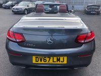 USED 2017 67 MERCEDES-BENZ C CLASS 2.1 C 250 D AMG LINE PREMIUM PLUS 2d 201 BHP Amazing Looking Mercedes c250 with Cranberry red leather and roof