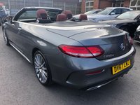 USED 2017 67 MERCEDES-BENZ C CLASS 2.1 C 250 D AMG LINE PREMIUM PLUS 2d 201 BHP Amazing Looking Mercedes c250 with Cranberry red leather and roof