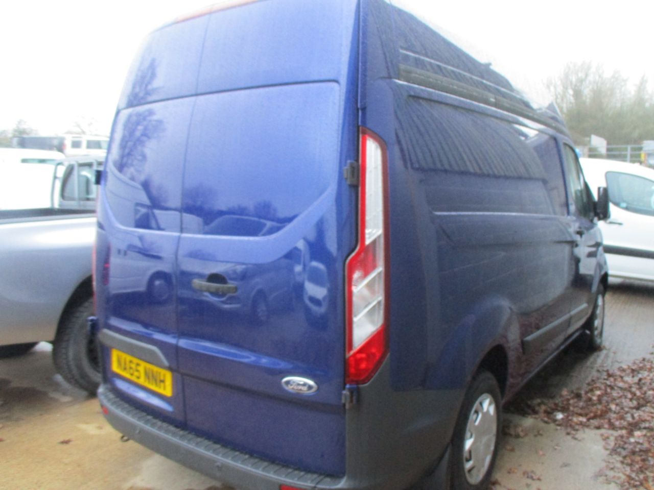 ford transit custom deep impact blue