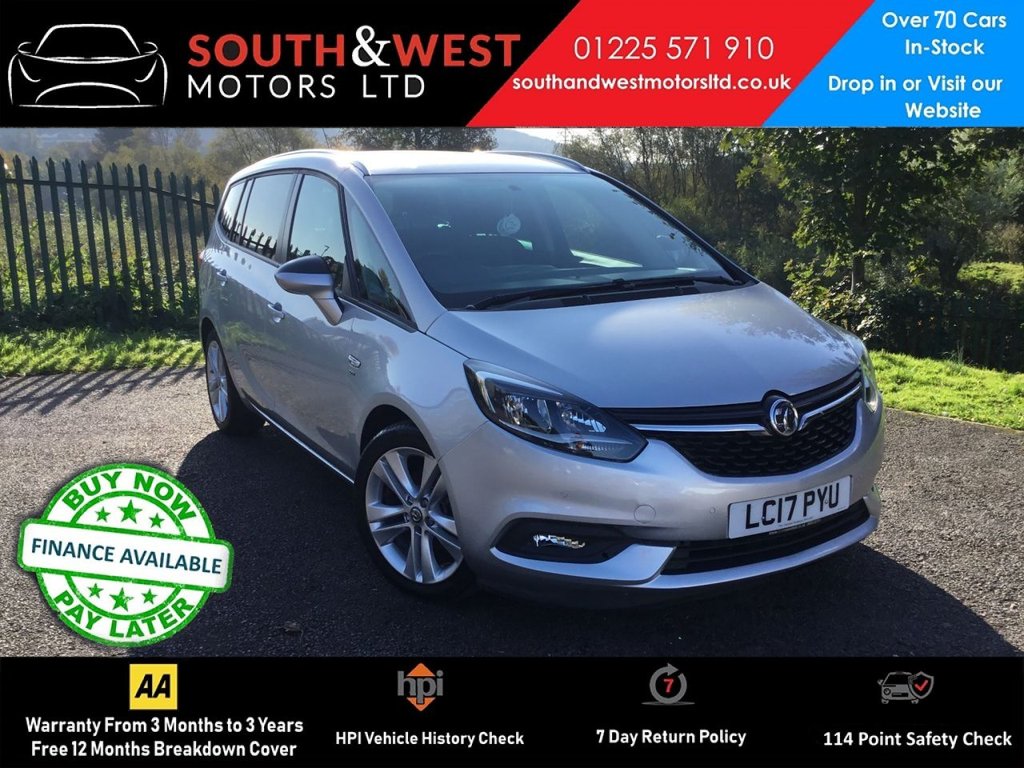 View our VAUXHALL ZAFIRA TOURER