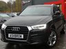 USED 2016 16 AUDI Q3 2.0 TDI QUATTRO S LINE PLUS 5d 150 S/S 1 OWNER FROM NEW, FULL SERVICE HISTORY, SAT NAV, BLACK LEATHER ALCANTARA INTERIOR, PARKING SYSTEM FRONT & REAR WITH DISPLAY, ELECTRIC HEATED POWER FOLDING DOOR MIRRORS,  19 INCH OFF ROAD ALLOY WHEELS, DAB RADIO, BLUETOOTH PHONE & MUSIC STREAMING, ELECTRIC TAILGATE, AUDI DRIVE SELECT, QUATTRO 4 WHEEL DRIVE, LED XENON LIGHTS, DIRECTIONAL SWEEPING INDICATORS, PRIVACY GLASS, SPORT SEATS WITH ELECTRIC LUMBAR SUPPORT, LEATHER MFSW, AUTO LIGHTS & WIPERS, AUTO DIMMING REAR VIEW, AMI, DUAL CLIMATE A/C
