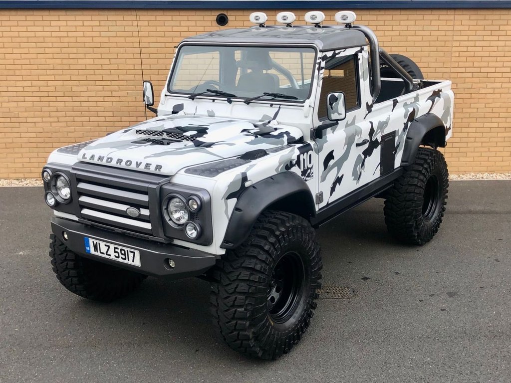 USED 2009 LAND ROVER DEFENDER 110 110 // MONSTER TRUCK // PICK UP // 2.4L 121 BHP //  LWB 2d // PX SWAP 