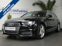 USED 2017 17 AUDI A4 2.0 AVANT TDI ULTRA S LINE 5d 188 BHP SAT NAV PART LEATHER INTERIOR