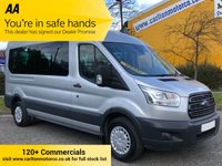 USED 2014 64 FORD TRANSIT 410 TDCi 125 L3 H2 TREND 15 STR MINIBUS [ LOW MILES ONLY 5k ]  A/CON 