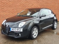 USED 2013 13 ALFA ROMEO MITO 0.9 TWINAIR SPRINT 3d 85 BHP ONLY 1 LADY OWNER PLUS ALFA DEALER