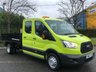 USED 2015 15 FORD TRANSIT 350 TDCi 125 L3 D/CAB TIPPER 6 SEAT DRW  