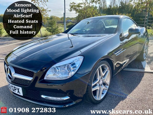 2012 62 Mercedes-Benz Slk 1.8 SLK200 BLUEEFFICIENCY 2d 184 BHP