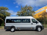 USED 2015 15 PEUGEOT BOXER 2.2 HDI 440 L4H2 MINIBUS 17 STR WAV [ ONLY 9k ] WINDOW VAN  