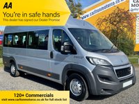 USED 2015 15 PEUGEOT BOXER 2.2 HDI 440 L4H2 MINIBUS 17 STR WAV [ ONLY 9k ] WINDOW VAN  