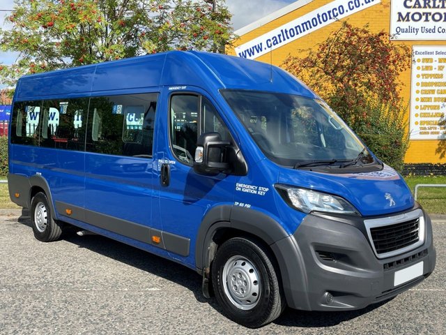 2015 65 Peugeot Boxer 2.2 HDI 440 L4H2 WAV MINIBUS 17 STR [ ONLY19k ] 130 BHP
