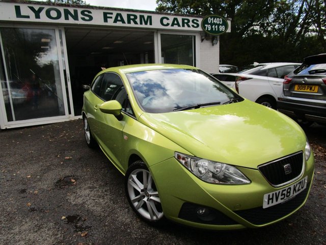 2008 58 Seat Ibiza 1.4 SPORT 3d 85 BHP