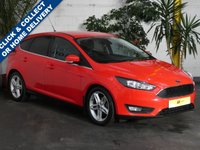 USED 2015 65 FORD FOCUS 1.5 ZETEC TDCI 5d 118 BHP &pound;0 ROAD TAX EXCELLENT EXAMPLE 1 OWNER PARKING SENSORS