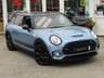 USED 2017 66 MINI COOPER CLUBMAN 2.0 Cooper SD Chilli  Finished in DIGITAL BLUE Met with contrasting sports Leather Trim. Practical family estate cars do not tend to be the most exciting cars around, but the funky MINI Clubman goes some way towards bucking that trend. Looks great with the cute front and retro double barn doors at the rear. Huge specification that includes Sat Nav, Leather heated seats, Auto rear barn doors, Front Fogs, DAB, LED day lights and much more. Long Life dealer serviced at 19981 miles.