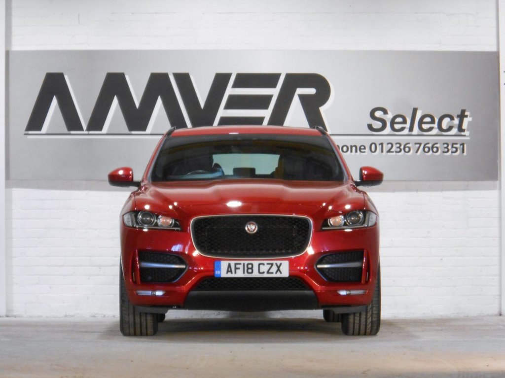 USED 2018 18 JAGUAR F-PACE 2.0 R-SPORT 5d 161 BHP &pound;150 ANNUAL ROAD TAX
