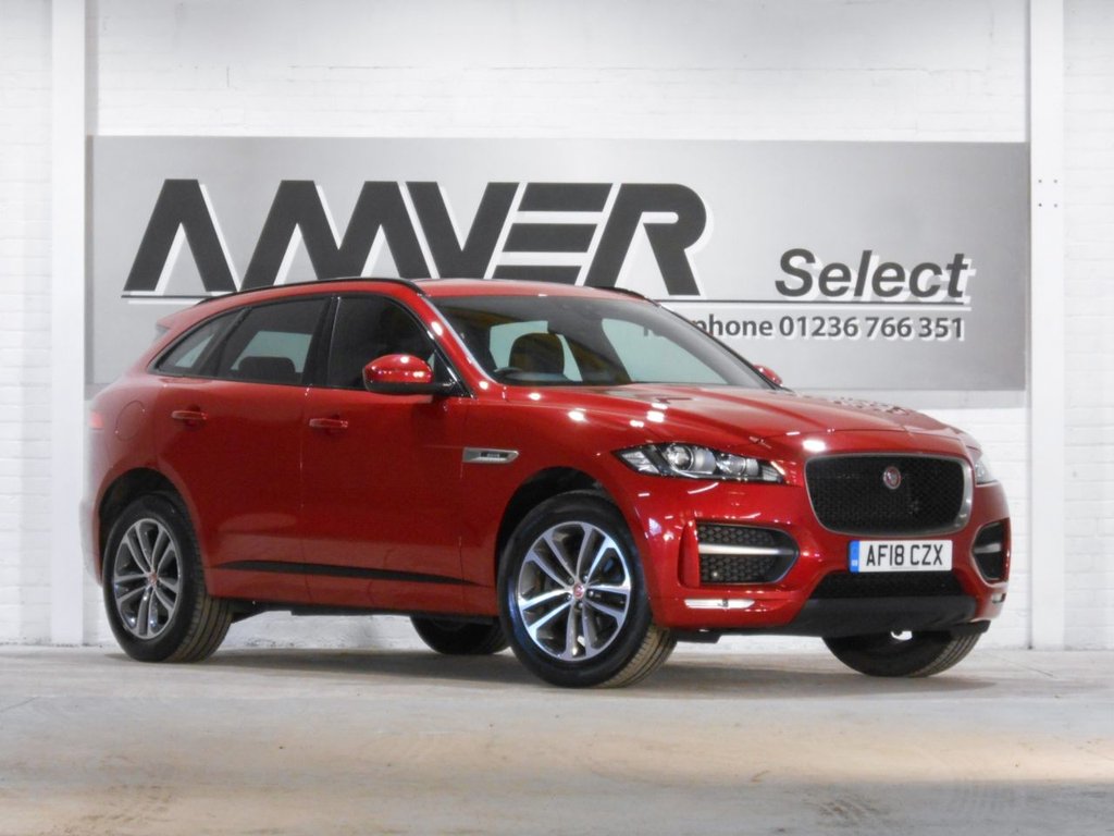 USED 2018 18 JAGUAR F-PACE 2.0 R-SPORT 5d 161 BHP &pound;150 ANNUAL ROAD TAX