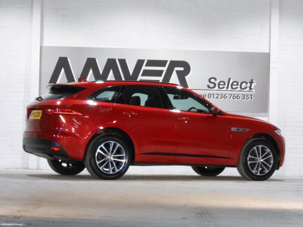 USED 2018 18 JAGUAR F-PACE 2.0 R-SPORT 5d 161 BHP &pound;150 ANNUAL ROAD TAX
