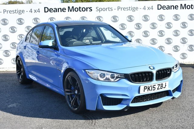 2015 15 BMW M3 3.0 M3 4d 426 BHP YAS MARINA BLUE
