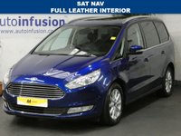 USED 2017 17 FORD GALAXY 2.0 TITANIUM X TDCI 5d 148 BHP SAT NAV PANORAMIC ROOF LEATHER