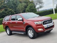 USED 2016 16 FORD RANGER 2.2 LIMITED 4X4 DCB TDCI 4d 158 BHP GENUINE LOW MILES ** NO VAT **