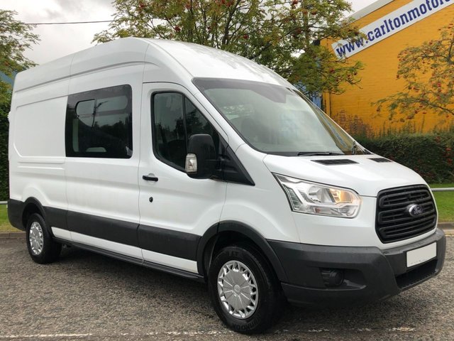 2015 65 Ford Transit 350 TDCi 125 L3 H3 [ 8 SEAT MESS / WELFARE UNIT ] LWB HI/ROOF P/V