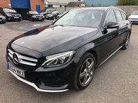 USED 2014 64 MERCEDES-BENZ C CLASS 2.1 C250 BLUETEC AMG LINE 5d 204 BHP Mercedes C250 with a full Mercedes service history