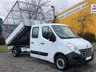 USED 2013 63 RENAULT MASTER 2.3 LL35 DCI 150 D/CAB TIPPER CAGED REFUGE BODY 