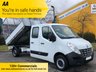 USED 2013 63 RENAULT MASTER 2.3 LL35 DCI 150 D/CAB TIPPER CAGED REFUGE BODY 