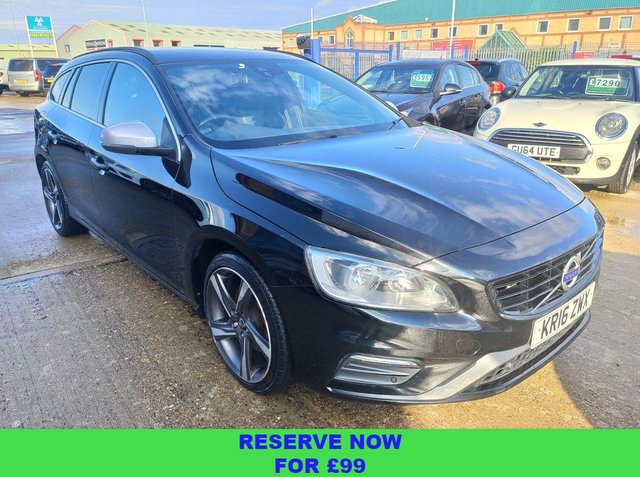 2016 16 VOLVO V60 2.0 D3 R-DESIGN NAV 5d 148 BHP 7 STAMPS OF SERVICE HISTORY