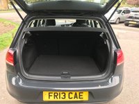 USED 2013 13 VOLKSWAGEN GOLF 1.2 S TSI BLUEMOTION TECHNOLOGY 5d 84 BHP 1 FORMER OWNER FULL VOLKSWAGEN SERVICE HISTORY