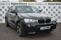 USED 2015 65 BMW X4 2.0 XDRIVE20D M SPORT 4d 188 BHP STUNNING CARBON BLACK X4 M SPORT