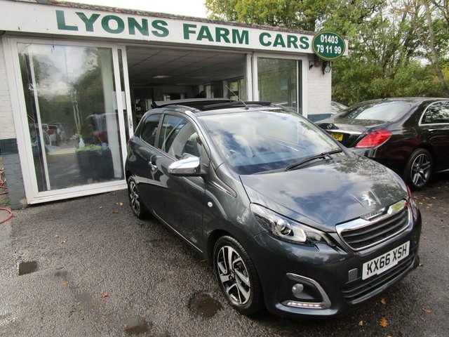 2016 66 Peugeot 108 1.2 PURETECH ALLURE TOP 3d 82 BHP CONVERTIBLE