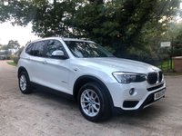 USED 2015 65 BMW X3 2.0 XDRIVE20D SE 5d 188 BHP ZERO DEPOSIT FINANCE AVAILABLE