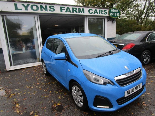 2016 16 Peugeot 108 1.0 ACTIVE 5d 68 BHP