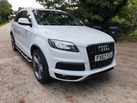USED 2013 63 AUDI Q7 3.0 TDI QUATTRO S LINE PLUS 5d 245 BHP ZERO DEPOSIT FINANCE AVAILABLE