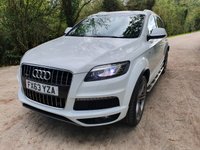 USED 2013 63 AUDI Q7 3.0 TDI QUATTRO S LINE PLUS 5d 245 BHP ZERO DEPOSIT FINANCE AVAILABLE