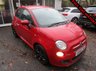 USED 2015 15 FIAT 500 0.9 TWINAIR S (SPORT) 3d 105 BHP Full Fiat Main Dealer Service History, One Owner, NEW MOT, Great fuel economy! ZERO Road Tax!