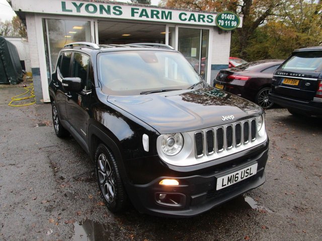 2016 16 Jeep Renegade 1.6 M-JET LIMITED 5d 118 BHP