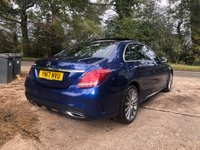 USED 2017 17 MERCEDES-BENZ C CLASS 2.1 C 220 D 4MATIC AMG LINE PREMIUM 4d 170 BHP ZERO DEPOSIT FINANCE AVAILABLE