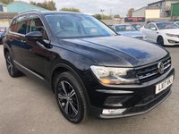 USED 2017 17 VOLKSWAGEN TIGUAN 2.0 SE TDI BLUEMOTION TECHNOLOGY 4MOTION DSG 5d 188 BHP AUTOMATIC, 4 WHEEL DRIVE, FULL VW HISTORY